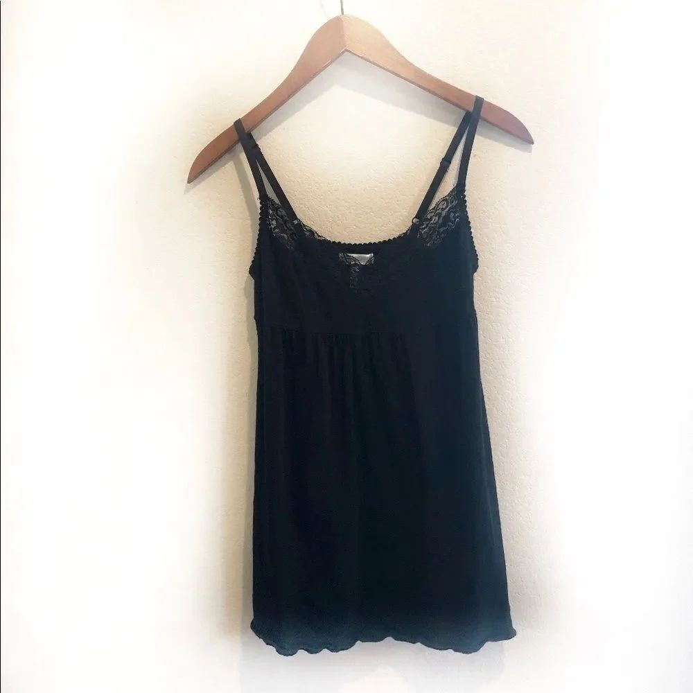 Susina Lacey black tank top M